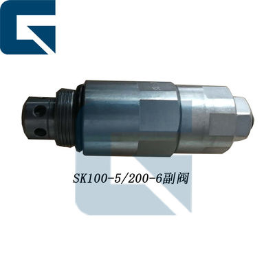 Safety Excavator Relief Valve SK100-5 SK200-6 YN22V00002F1/2/3 YN22V00029F1