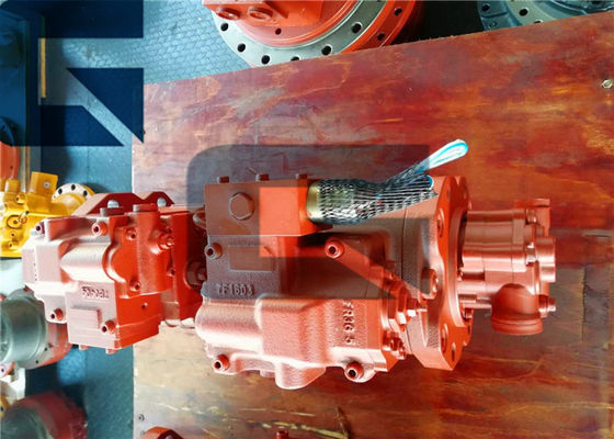 Red Excavator Hydraulic Pump K3V63DT , Main Pump For Kawasaki