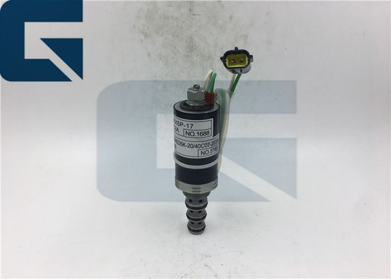 R260LC-9S SKX5P-17-212A Excavator Accessories Solenoid Valve KDRDE5K-20 40C07-203A-109