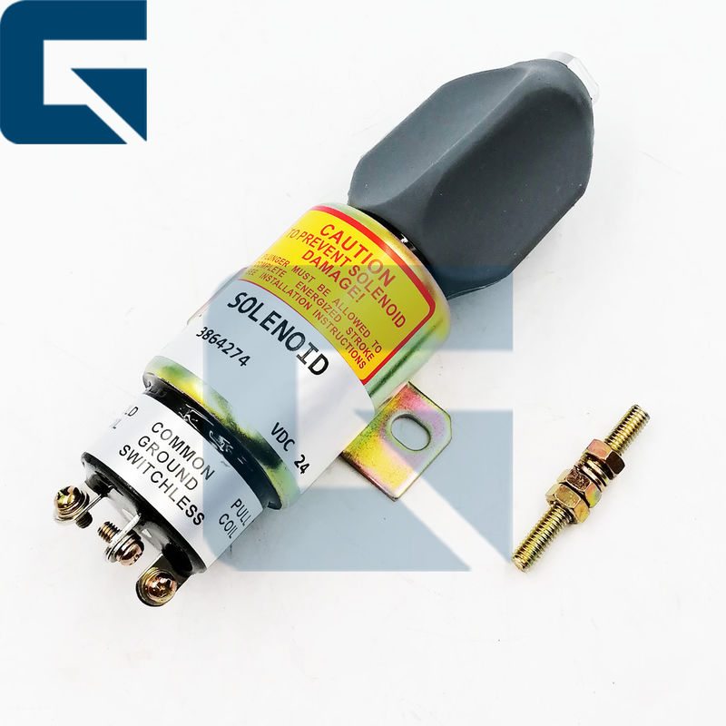 3864274 Shut off Solenoid Valve For Excavator Electric Parts