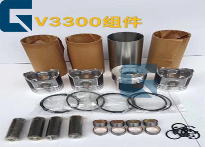 Geniune KUBOTA Engine Parts V3300 V2607 Engine Cylinder Liner Kit For Excavator